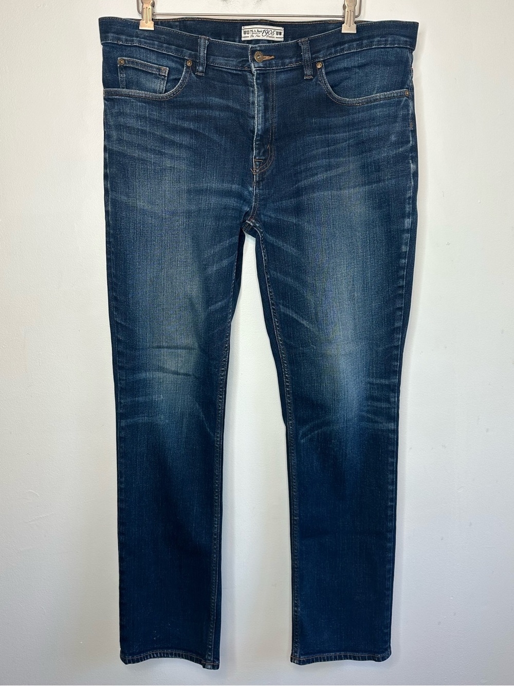 JOS. A. Bank Men’s Dark Wash Jean Tailored Fit Size 38x34 38 Casual Denim